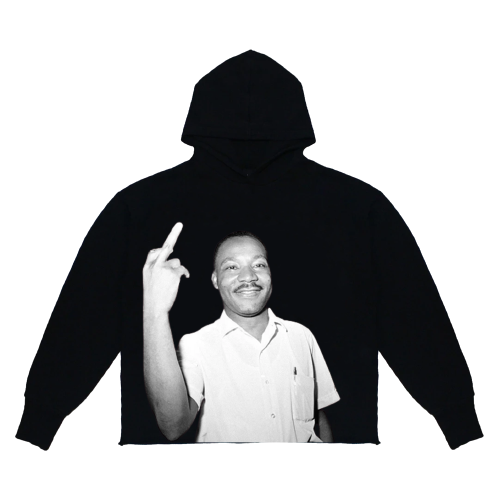 MLK cropped hoodie